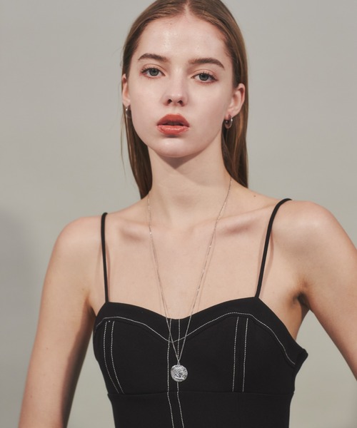 ciite' surgical stainless（シーテサージカルステンレス）の「【 金属アレルギー対応 】 モチーフコインネックレス サージカルステンレス 316L（ネックレス・レディース・ゴールド/シルバー・FREE）」の12枚目の写真