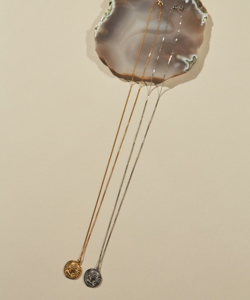 ciite' surgical stainless（シーテサージカルステンレス）の「【 金属アレルギー対応 】 モチーフコインネックレス サージカルステンレス 316L（ネックレス・レディース・ゴールド/シルバー・FREE）」の13枚目の写真