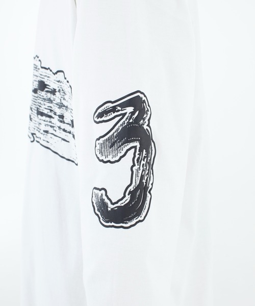 Y-3(ワイスリー)の「GFX LS TEE(Tシャツ/カットソー・メンズ・オフホワイト・XX-SMALL/X-SMALL/SMALL/MEDIUM/LARGE)」の3枚目の写真