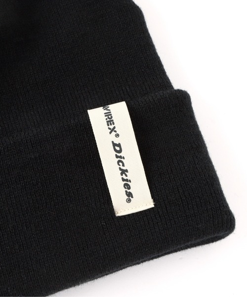 AVIREX（アヴィレックス）の「《Dickies × AVIREX》KNIT ワッチ CAP（ニットキャップ/ビーニー・レディース・オレンジ/ブラック・F）」の8枚目の写真