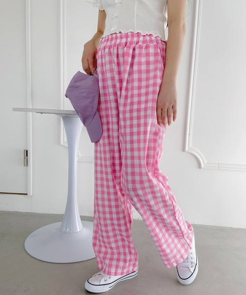 ■専用■美品 デミルクスビームス 2,4万円 小花柄イージーパンツ ピンク □専用□美品 デミルクスビームス 2,4万円 小花柄イージーパンツ