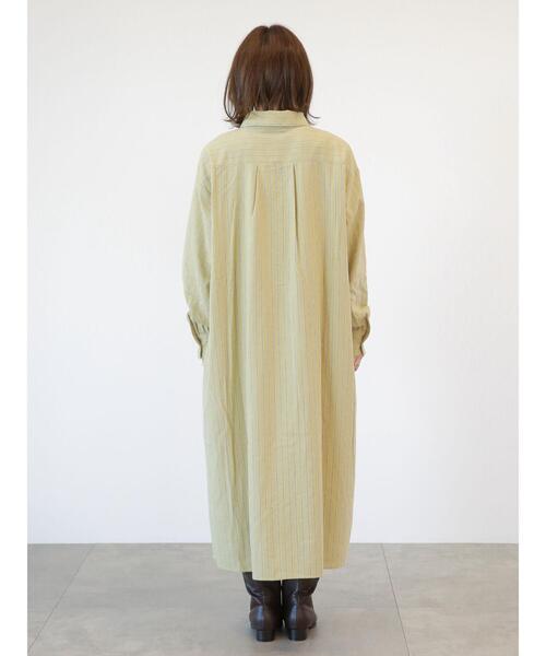 Lugnoncure（ルノンキュール）の「ネルストライプシャツ