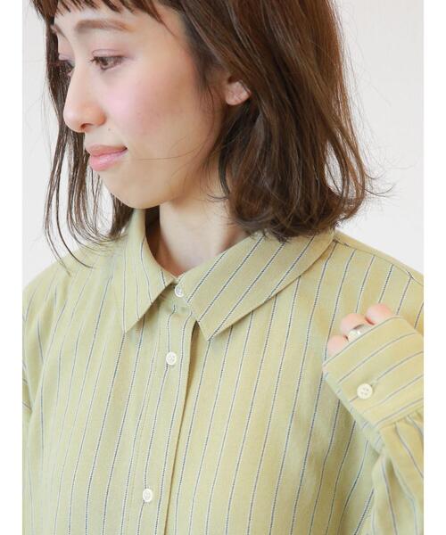 ルネ♡ストライプワンピース Rene♡ルネ♡2024SS♡ビッグカラーストライプワンピース