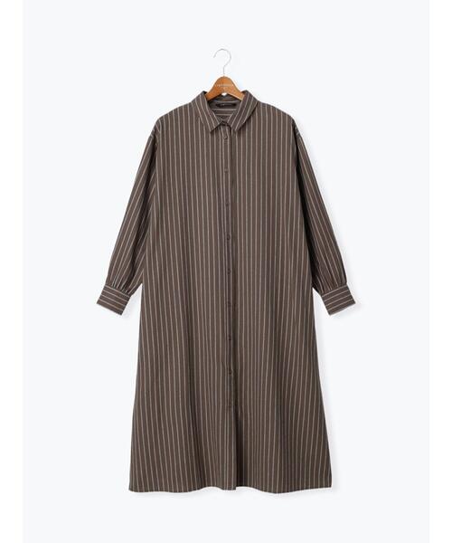 ルネ♡ストライプワンピース 3.1 Phillip Lim｜Vネックスストライプシャツワンピース