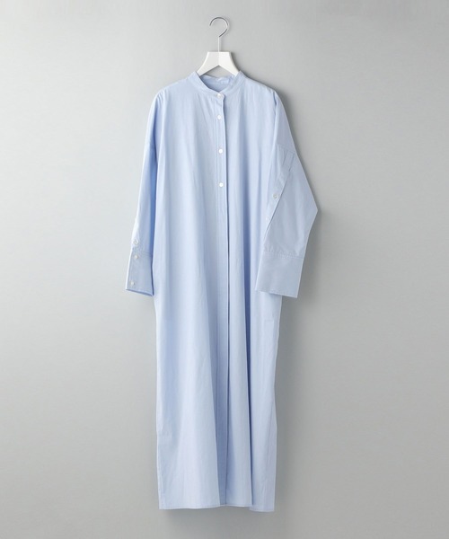 e/rm（イーアールエム）の「【e/rm】ボタンスリーブシャツワンピース（ワンピース・レディース・ライトブルー/オフホワイト/ライトイエロー・FREE）」の4枚目の写真