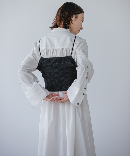 e/rm（イーアールエム）の「【e/rm】ボタンスリーブシャツワンピース（ワンピース・レディース・ライトブルー/オフホワイト/ライトイエロー・FREE）」の19枚目の写真