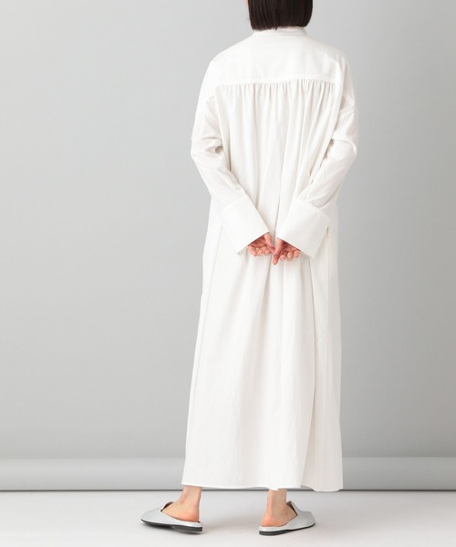 e/rm（イーアールエム）の「【e/rm】ボタンスリーブシャツワンピース（ワンピース・レディース・ライトブルー/オフホワイト/ライトイエロー・FREE）」の9枚目の写真