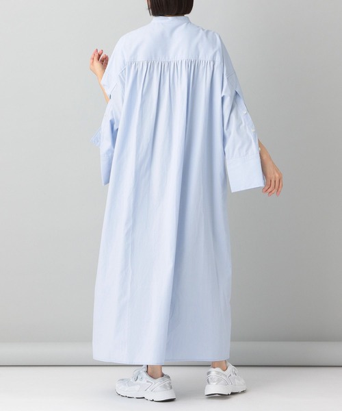e/rm（イーアールエム）の「【e/rm】ボタンスリーブシャツワンピース（ワンピース・レディース・ライトブルー/オフホワイト/ライトイエロー・FREE）」の17枚目の写真