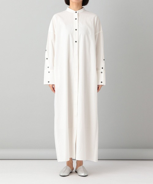 e/rm（イーアールエム）の「【e/rm】ボタンスリーブシャツワンピース（ワンピース・レディース・ライトブルー/オフホワイト/ライトイエロー・FREE）」の21枚目の写真