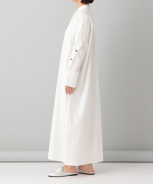 e/rm（イーアールエム）の「【e/rm】ボタンスリーブシャツワンピース（ワンピース・レディース・ライトブルー/オフホワイト/ライトイエロー・FREE）」の10枚目の写真