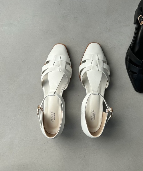 Doux archives（ドゥアルシーヴ）の「グルカサンダル（サンダル・レディース・ホワイト/ブラック・MEDIUM/LARGE）」の13枚目の写真