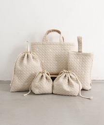 PUPPAPUPO（プッパプーポ）の「レッスンバッグ 5点セット イブル モロッカン（トートバッグ）」