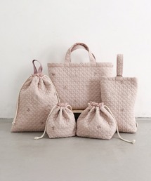 キッズのトートバッグ（ピンク/桃色系・ガールズ/花柄・ボタニカル柄