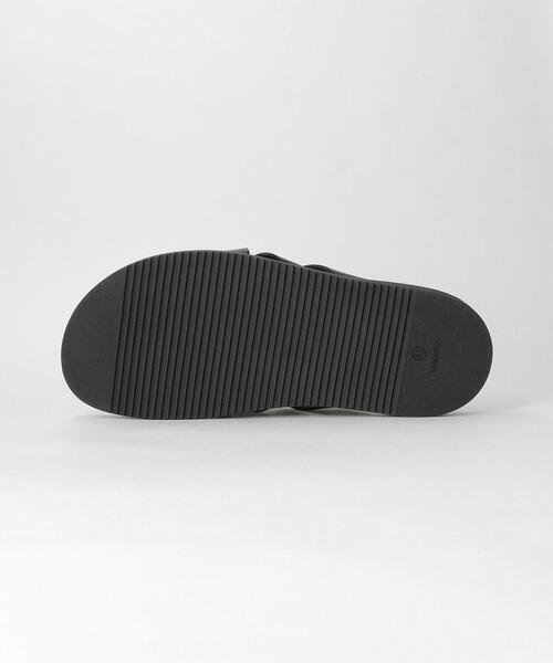 green label relaxing（グリーンレーベルリラクシング）の「＜Nuovo Nicar＞レザー クロス サンダル（サンダル・メンズ・ブラック・41/43/42）」の5枚目の写真