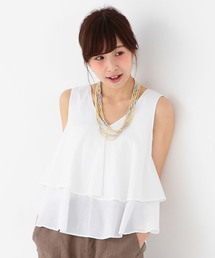 Another Edition | ◎コットンティアードノースリーブ/◎AEFC C TIERED NSL(シャツ/ブラウス)