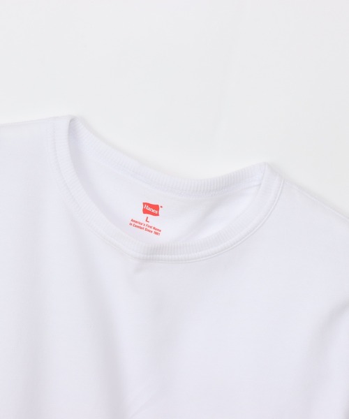 HANES(ヘインズ)の「【Hanes/ヘインズ】メンズ Hanes H メンズ ショートスリーブクルーネック(Tシャツ/カットソー・メンズ・ネイビー/ブラック/ホワイト・LARGE/MEDIUM/X-LARGE)」の11枚目の写真