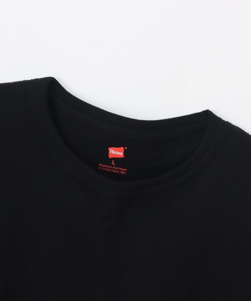 HANES(ヘインズ)の「【Hanes/ヘインズ】メンズ Hanes H メンズ ショートスリーブクルーネック(Tシャツ/カットソー・メンズ・ネイビー/ブラック/ホワイト・LARGE/MEDIUM/X-LARGE)」の15枚目の写真
