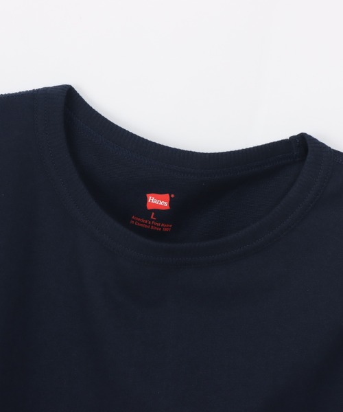 HANES(ヘインズ)の「【Hanes/ヘインズ】メンズ Hanes H メンズ ショートスリーブクルーネック(Tシャツ/カットソー・メンズ・ネイビー/ブラック/ホワイト・LARGE/MEDIUM/X-LARGE)」の19枚目の写真