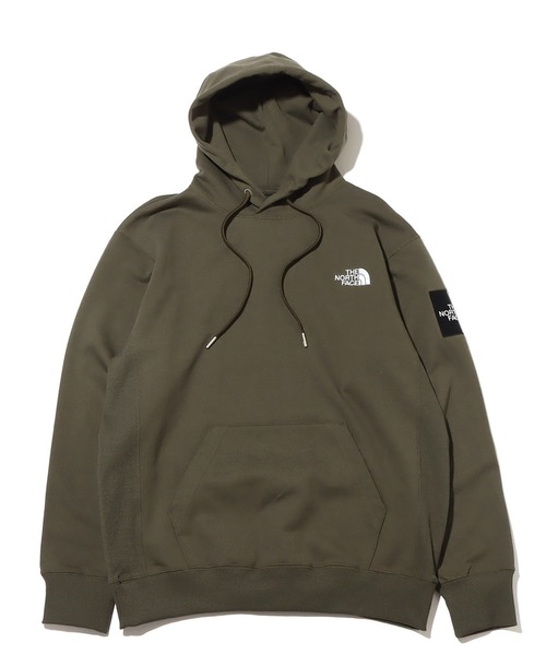 THE NORTH FACE（ザノースフェイス）の「THE NORTH FACE SQUARE LOGO HOODIE / ザ・ノース・フェイス スクエア ロゴ フーディ（パーカー・メンズ・ブラック/グレー/オリーブ・M/L/XL/S/XXL）」の3枚目の写真