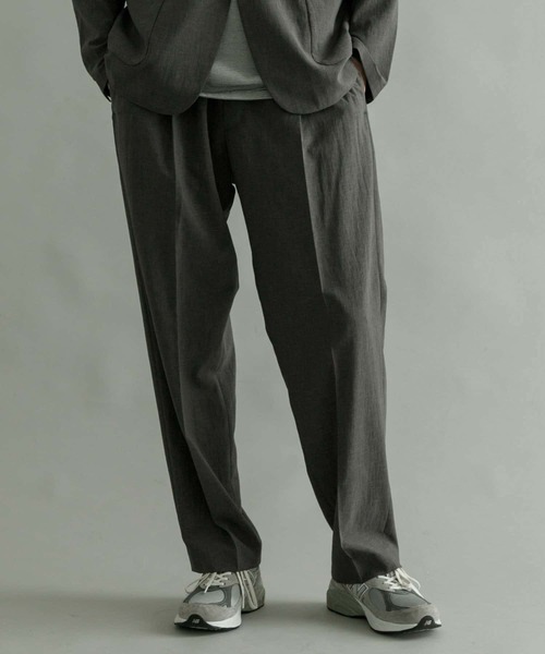 URBAN RESEARCH（アーバンリサーチ）の「『セットアップ対応』『吸水速乾』ドライメランジタックイージーパンツ（その他パンツ・メンズ・チャコールグレー/ブラック/ベージュ・LARGE/MEDIUM/SMALL）」の5枚目の写真