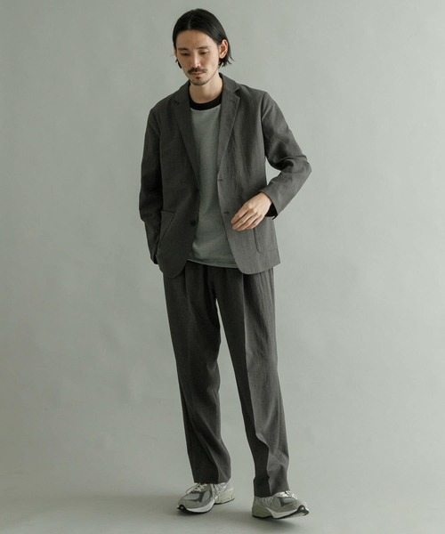 URBAN RESEARCH（アーバンリサーチ）の「『セットアップ対応』『吸水速乾』ドライメランジタックイージーパンツ（その他パンツ・メンズ・チャコールグレー/ブラック/ベージュ・LARGE/MEDIUM/SMALL）」の6枚目の写真