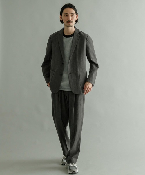 URBAN RESEARCH（アーバンリサーチ）の「『セットアップ対応』『吸水速乾』ドライメランジタックイージーパンツ（その他パンツ・メンズ・チャコールグレー/ブラック/ベージュ・LARGE/MEDIUM/SMALL）」の7枚目の写真