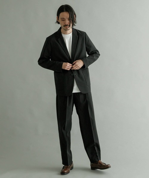 URBAN RESEARCH（アーバンリサーチ）の「『セットアップ対応』『吸水速乾』ドライメランジタックイージーパンツ（その他パンツ・メンズ・チャコールグレー/ブラック/ベージュ・LARGE/MEDIUM/SMALL）」の12枚目の写真