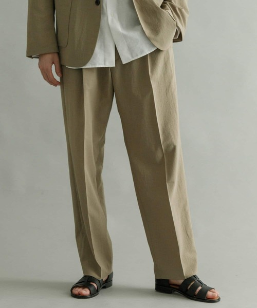 URBAN RESEARCH（アーバンリサーチ）の「『セットアップ対応』『吸水速乾』ドライメランジタックイージーパンツ（その他パンツ・メンズ・チャコールグレー/ブラック/ベージュ・LARGE/MEDIUM/SMALL）」の13枚目の写真