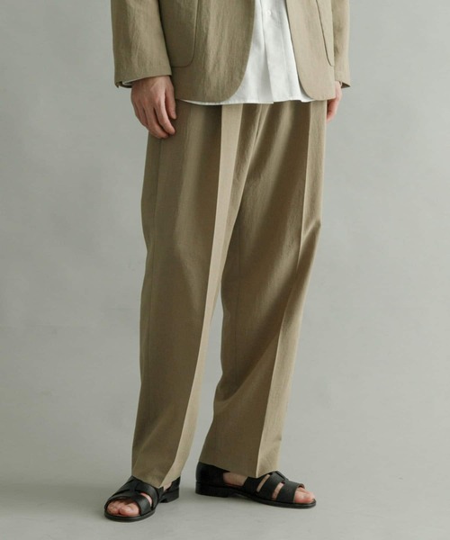 URBAN RESEARCH（アーバンリサーチ）の「『セットアップ対応』『吸水速乾』ドライメランジタックイージーパンツ（その他パンツ・メンズ・チャコールグレー/ブラック/ベージュ・LARGE/MEDIUM/SMALL）」の14枚目の写真