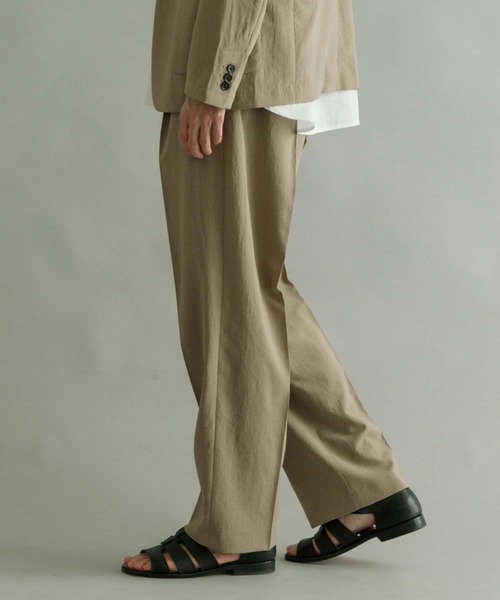 URBAN RESEARCH（アーバンリサーチ）の「『セットアップ対応』『吸水速乾』ドライメランジタックイージーパンツ（その他パンツ・メンズ・チャコールグレー/ブラック/ベージュ・LARGE/MEDIUM/SMALL）」の15枚目の写真