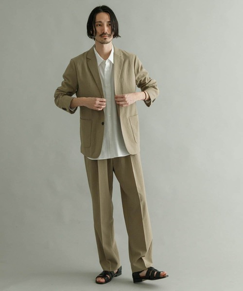 URBAN RESEARCH（アーバンリサーチ）の「『セットアップ対応』『吸水速乾』ドライメランジタックイージーパンツ（その他パンツ・メンズ・チャコールグレー/ブラック/ベージュ・LARGE/MEDIUM/SMALL）」の16枚目の写真