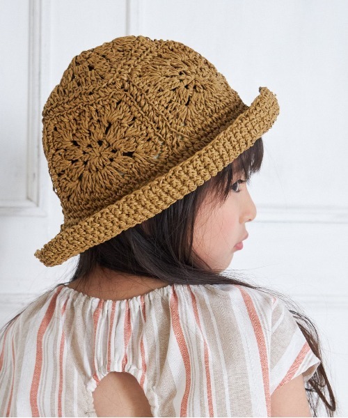ウールジョッキーハット　BEIGE レア完売品 eimy 麦わらジョッキー帽(306) | こどもふく moco kids