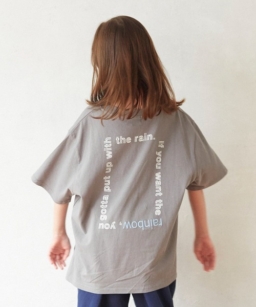 undeny.(アンディニ-)の「undeny/アンディニー エンブロイダリー Tシャツ(Tシャツ/カットソー・キッズ・グリーン/チャコールグレー/ホワイト・M/L/XL)」の2枚目の写真