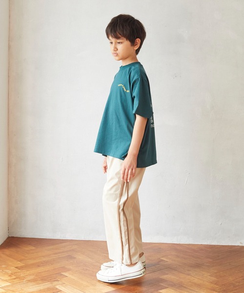 undeny.(アンディニ-)の「undeny/アンディニー エンブロイダリー Tシャツ(Tシャツ/カットソー・キッズ・グリーン/チャコールグレー/ホワイト・M/L/XL)」の12枚目の写真