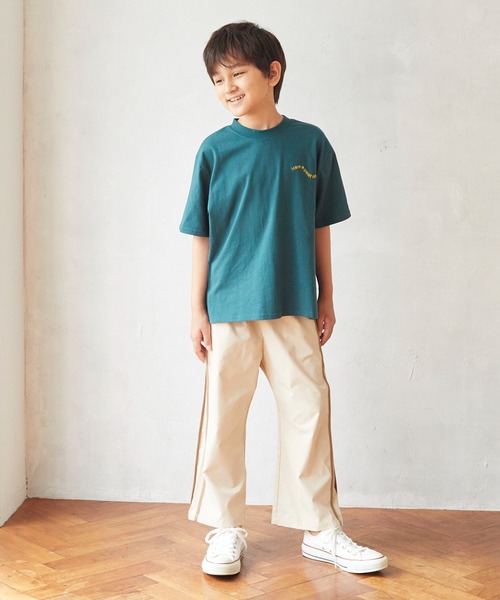 undeny.(アンディニ-)の「undeny/アンディニー エンブロイダリー Tシャツ(Tシャツ/カットソー・キッズ・グリーン/チャコールグレー/ホワイト・M/L/XL)」の13枚目の写真