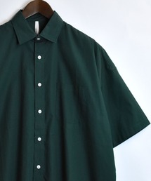 おしゃれスタ | ブロードビッグレギュラーカラー半袖シャツ【IR】 レディース メンズ(シャツ/ブラウス)