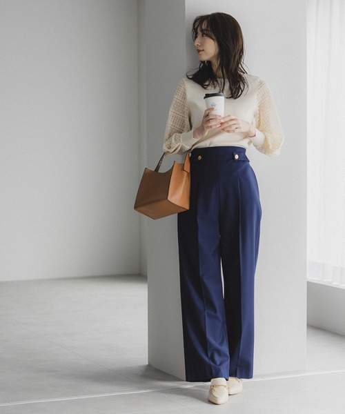 Andemiu(アンデミュウ)の「チェーンローファーミュール190476(サンダル・レディース・ブラック/アイボリー・MEDIUM/LARGE)」の18枚目の写真