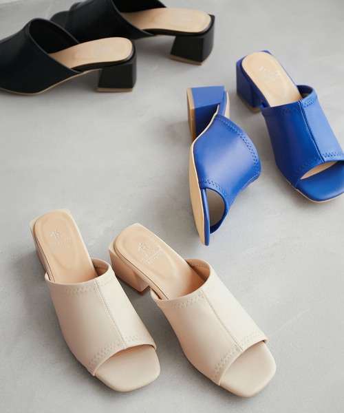 ROPE' PICNIC(ロペピクニック)の「ソフトストレッチアッパーミュール(サンダル・レディース・ブルー/キナリ/ブラック・23.0cm/23.5cm/24.0cm/24.5cm)」の13枚目の写真