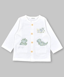 SLAP SLIP BABY（スラップスリップベビー）の「SLAPSLIPBABY/【UVカット】無地ボーダー柄カーディガンベビー(70~80cm)（カーディガン/ボレロ・キッズ）」
