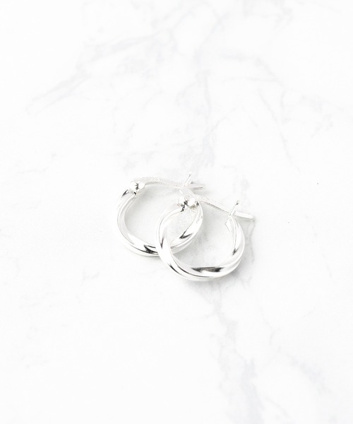 sunny branch(サニーブランチ)の「★SILVER925★15mmデザインフープピアス(ピアス(両耳用)・レディース・シルバー/ゴールド/ゴールド系その他/シルバー系その他/ブラック/ブラック系その他・FREE)」の5枚目の写真