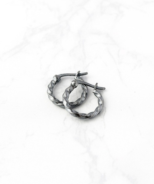 sunny branch(サニーブランチ)の「★SILVER925★15mmデザインフープピアス(ピアス(両耳用)・レディース・シルバー/ゴールド/ゴールド系その他/シルバー系その他/ブラック/ブラック系その他・FREE)」の2枚目の写真