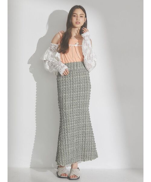 merry jenny（メリージェニー）の「ribbon cotton camisole（キャミソール・レディース・ブラック/オフホワイト/オレンジ・FREE）」の18枚目の写真