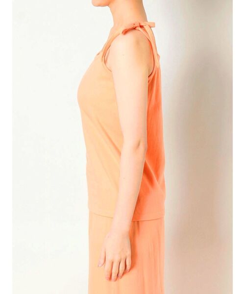 merry jenny（メリージェニー）の「ribbon cotton camisole（キャミソール・レディース・ブラック/オフホワイト/オレンジ・FREE）」の21枚目の写真