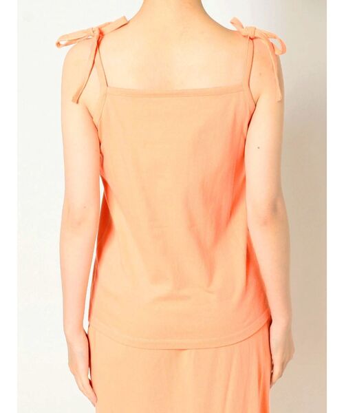 merry jenny（メリージェニー）の「ribbon cotton camisole（キャミソール・レディース・ブラック/オフホワイト/オレンジ・FREE）」の22枚目の写真