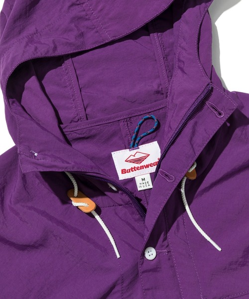 Battenwear（バテンウエア）の「【Battenwear/バテンウェア】米国製 アノラック/PACKABLE ANORAK（ブルゾン・メンズ・パープル/ネイビー/オレンジ/グリーン/セージグリーン/アクア・MEDIUM/LARGE/SMALL）」の18枚目の写真