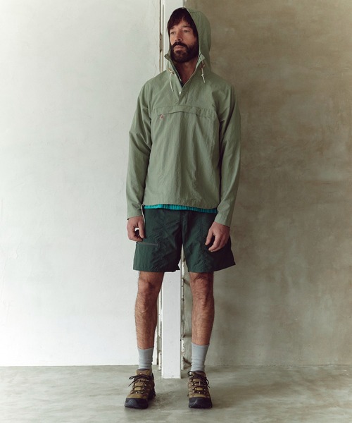 Battenwear（バテンウエア）の「【Battenwear/バテンウェア】米国製 アノラック/PACKABLE ANORAK（ブルゾン・メンズ・パープル/ネイビー/オレンジ/グリーン/セージグリーン/アクア・MEDIUM/LARGE/SMALL）」の7枚目の写真