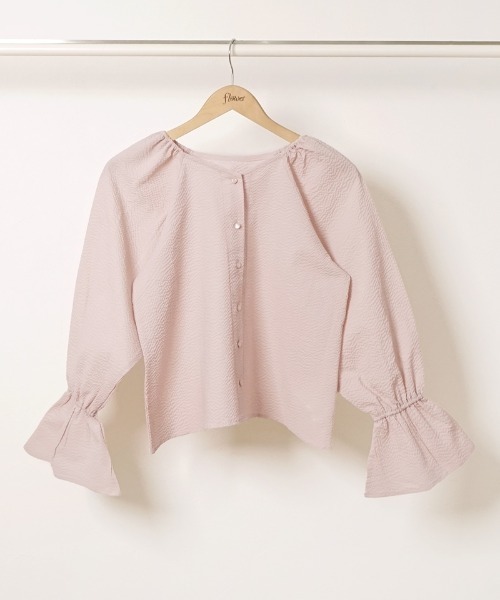 flower（フラワー）の「ジューシーパフブラウス（シャツ/ブラウス・レディース・アイボリー/グリーン/ピンク・FREE）」の19枚目の写真