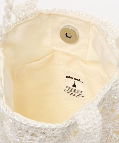 ★NICKNNICOLE★ レタリングショッパーバッグ バッグ｜ニコル公式通販サイト｜NICOLE ONLINE SHOP