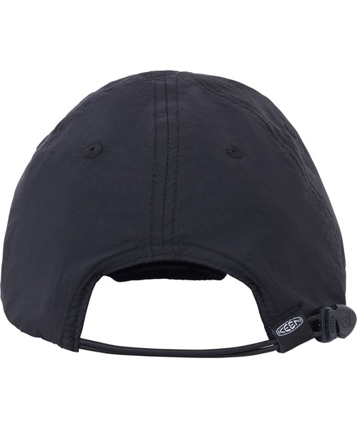 KEEN（キーン）の「KEEN LOGO NYLON BANGEE CAP / キーン ロゴ ナイロン バンジー キャップ（キャップ・メンズ・ブラック・OS）」の4枚目の写真