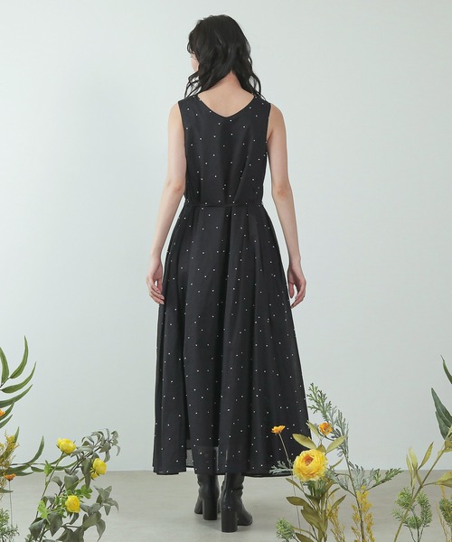 Kana(カナ)の「2way ノースリーブ ドット ボリューム ワンピース きれいめ パーティー ドレス 結婚式 お呼ばれ オケージョン(ワンピース・レディース・ブラック・フリー)」の17枚目の写真